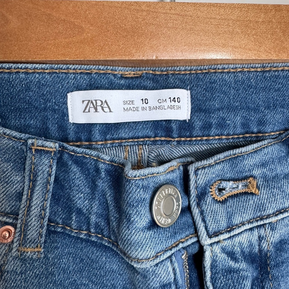 Zara Denim flared kids Jeans - size 10 NWT - Picture 3 of 6